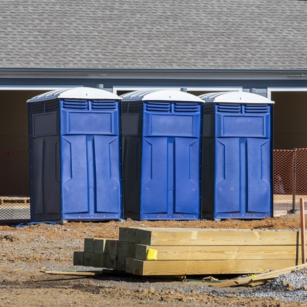 what is the maximum capacity for a single portable restroom in Marydel MD